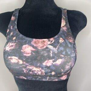 Lululemon Size 8 Floral Print Women's Sports Bra